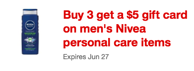 nivea mens deal target