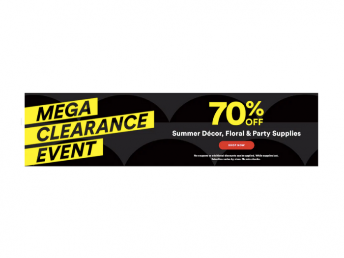 michaels july clearance sale 2020