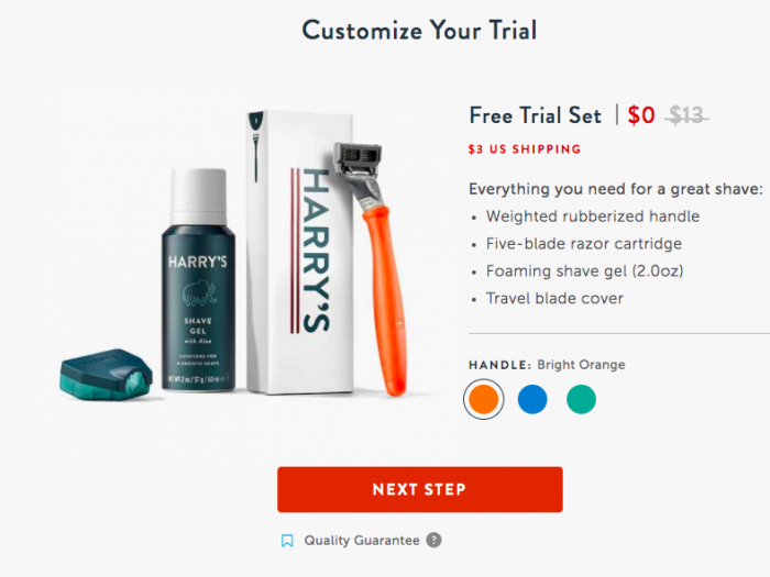 free harry's trial set june 2020